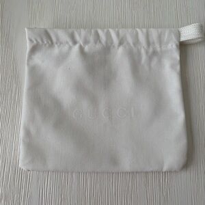 New White Gucci Dust Bag
For Wallet